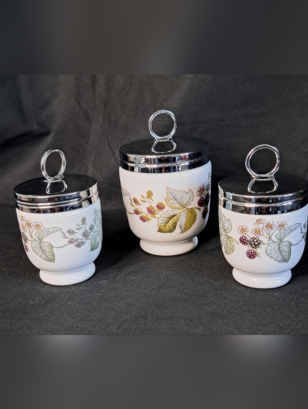 ROYAL WORCESTER "Lavinia" Set Egg Coddlers